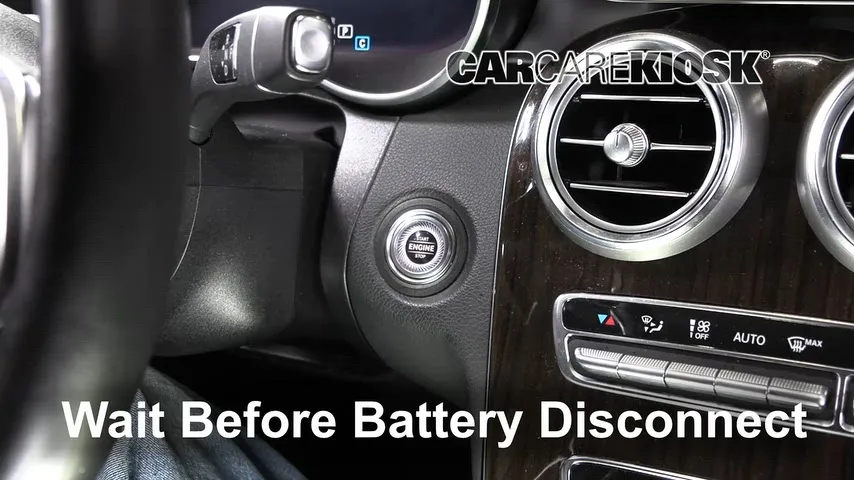 2020 Mercedes-Benz C300 4Matic 2.0L 4 Cyl. Turbo Battery Replace